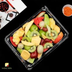 Hộp nhựa đựng trái cây cắt sẵn